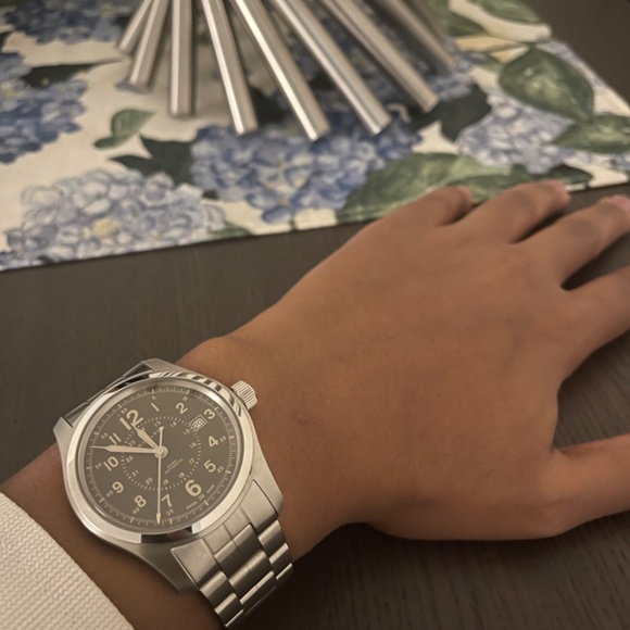 Hamilton Men's H70605193 Khaki Field - Picture 13 of 15